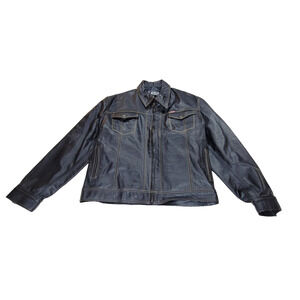 Vintage Wilsons Maxima Jacket Womens Sz Large Black Leather Motorcycle Gorpcore